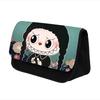 New Primary School Students Cartoon Double-layer Pencil Case Cute Children's Stationery Case Polyester Pencil Case