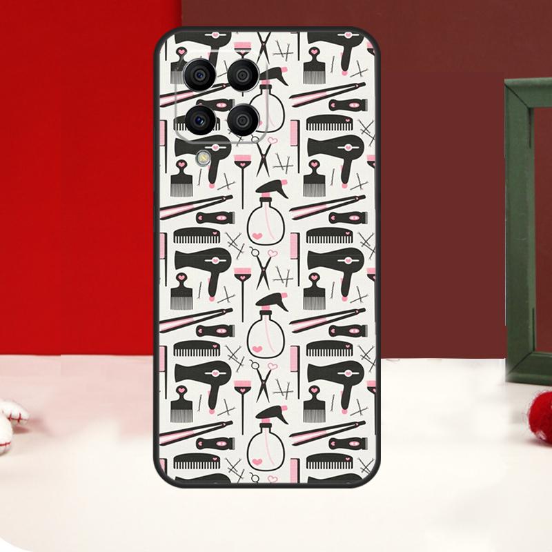 Hair Stylist Hairdresser Case For Samsung Galaxy M11 M21 M31 M14 M34 M54 M12 M32 M52 M15 M13 M16 M36 M56 M53 M35 M55