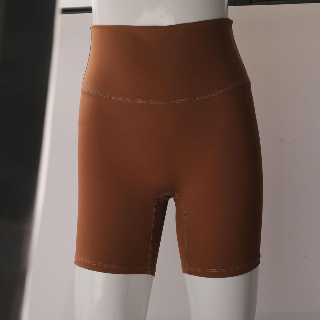 Europäische und amerikanische Damen High Waist Sommer Fitness Yoga Hosen - Pfirsich Hüfte, Nude, für Radfahren und Laufen