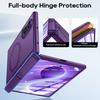 Samsung Galaxy Z Fold 8 Scharnierschutzhülle mit Magnetring und integriertem Displayschutz - Lila