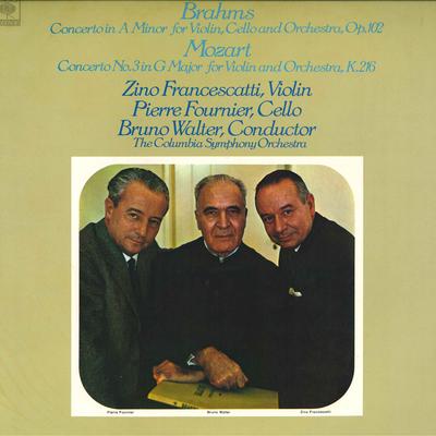 LP Record ZINO FRANCESCATTI, PIERRE FOURNIER, - Brahms: Concerto For Violin And Cel 13AC291 CBS SONY MASTER 1977 Japan Classical Used