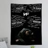 NF Rapper Printed Large Wall Tapestry Art Science Fiction Room Home Decor Decor Blanket