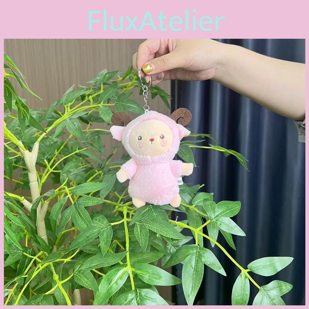 Плюшевая Овечка Игривая Кукла-Брелок Шарм для Рюкзака Сверхмягкая Ткань Для Индивидуального Стиля