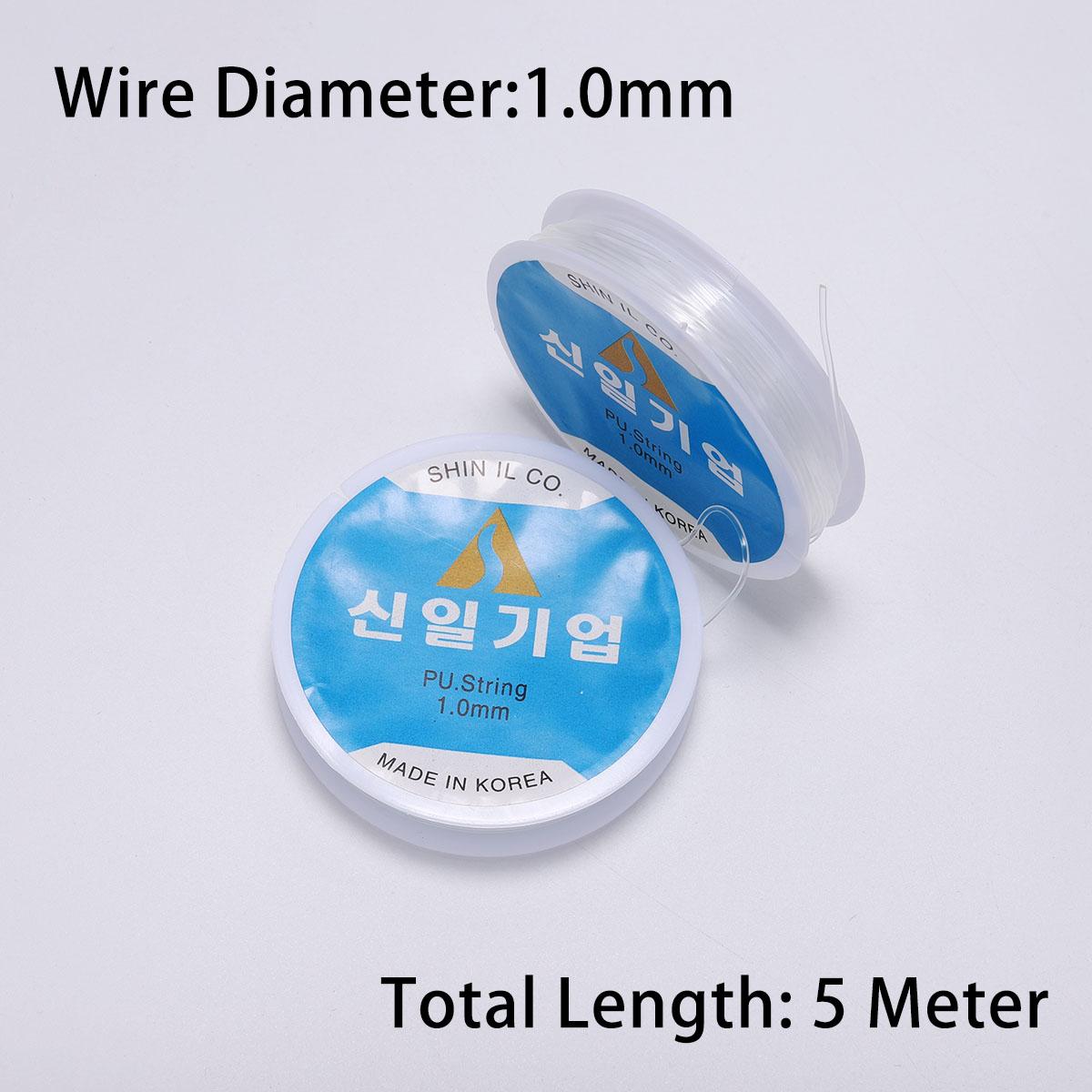 

0.4-1mm Strong Elastic Crystal Beading Thread Rope String Line Cord for DIY Beads Jewelry Making Necklace Bracelet Accessories
