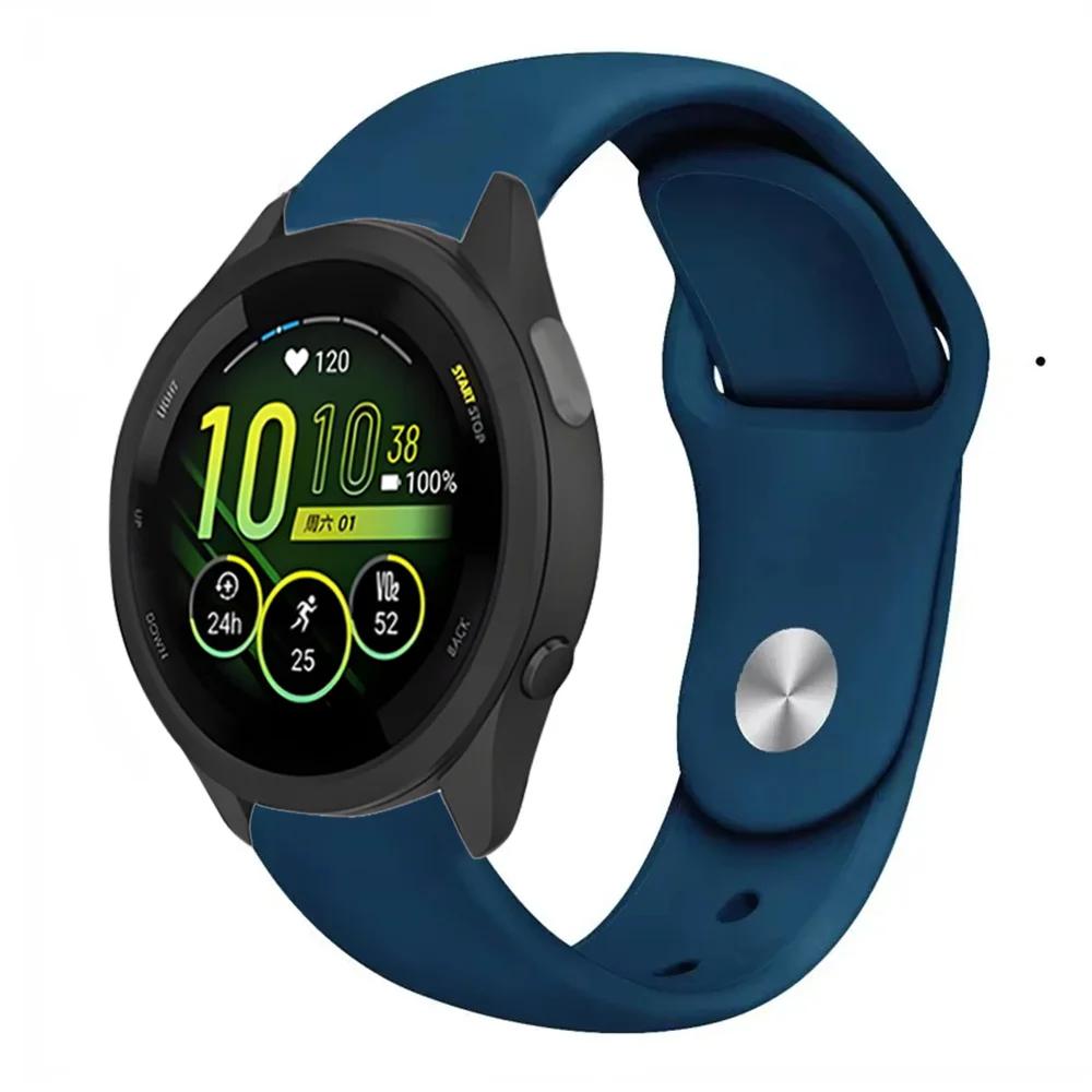 Cinturino in Silicone da 18mm 20mm 22mm Per Garmin Forerunner 55 165 645 965 255/265 245 Music Sportivo Braccialetto Garmin Forerunner 265S Cinturino