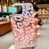 Rose Leopard Transparent Pattern Phone Case For iPhone 11 12 13 14 15 16 Pro Max XR X XS Mini 8 7 Plus SE Shockproof Fundas