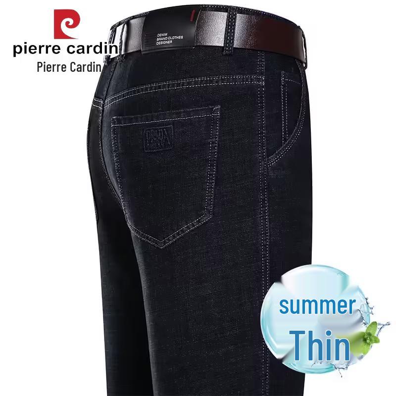 Pierre Cardin Men s Ice Silk Straight-Leg Jeans 40