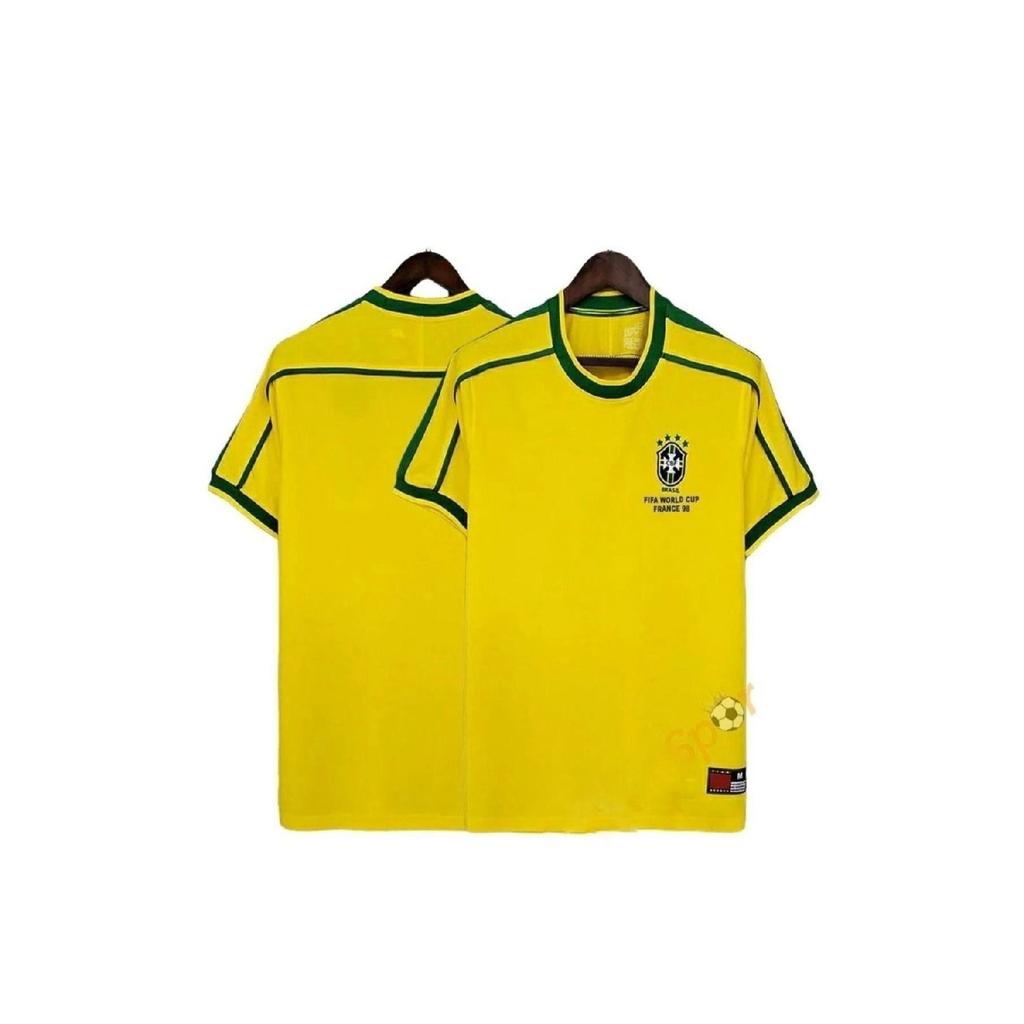 Brazilian National Team 98 World Cup Unnamed Nostalgia Jersey