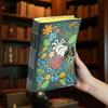 Anatomical Heart Leather Journal with Lock: Witchy Floral Notebook