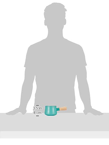 Pearl Metal Milk Pan, 10cm, Enamel, Blue, Petit, HB-5067