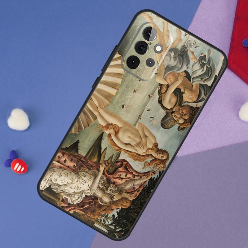 Art Painting Birth Of Venus Case For Samsung Galaxy A52 A53 A33 A13 A34 A54 A14 A35 A55 A15 A56 A36 A26 A16 A06 A22 A32