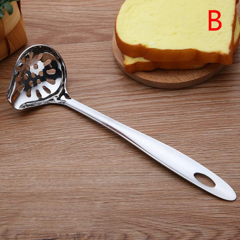 1ks Naběračka na dušené pokrmy Dlouhá rukojeť Kuchyňské náčiní Polévka Nerezová ocel Lžíce ve tvaru kachního zobáku Kuchyňská naběračka Nádobí Naběračka Restaurace