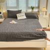 3pcs Set Velvet Bed Sheet Set (1PC Fitted Sheet and 2PCS Pillowcase) Winter Warm Mattress Cover Bed Cover 90/140/160/180/200x200