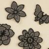 Original Embroidery Label Embroidery Sticker Self-Adhesive Accessory Lace Flower Butterfly Down Jacket Patch Sticker Mesh Thin Cloth Sticker