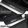 Dncr6 4Pcs Carbon Fiber Car Door Threshold Sill Sticker Badge For Honda Mugen Typer ACCORD Airwave Avancier Civic INSPIRE GK5 CRV XRV