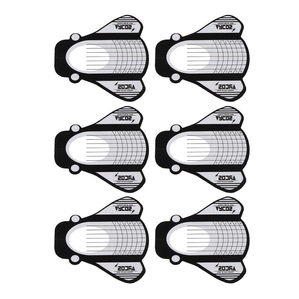 100pcs Nail Art Tips Extension Form Guide UV Gel Sticker Manicure Tools