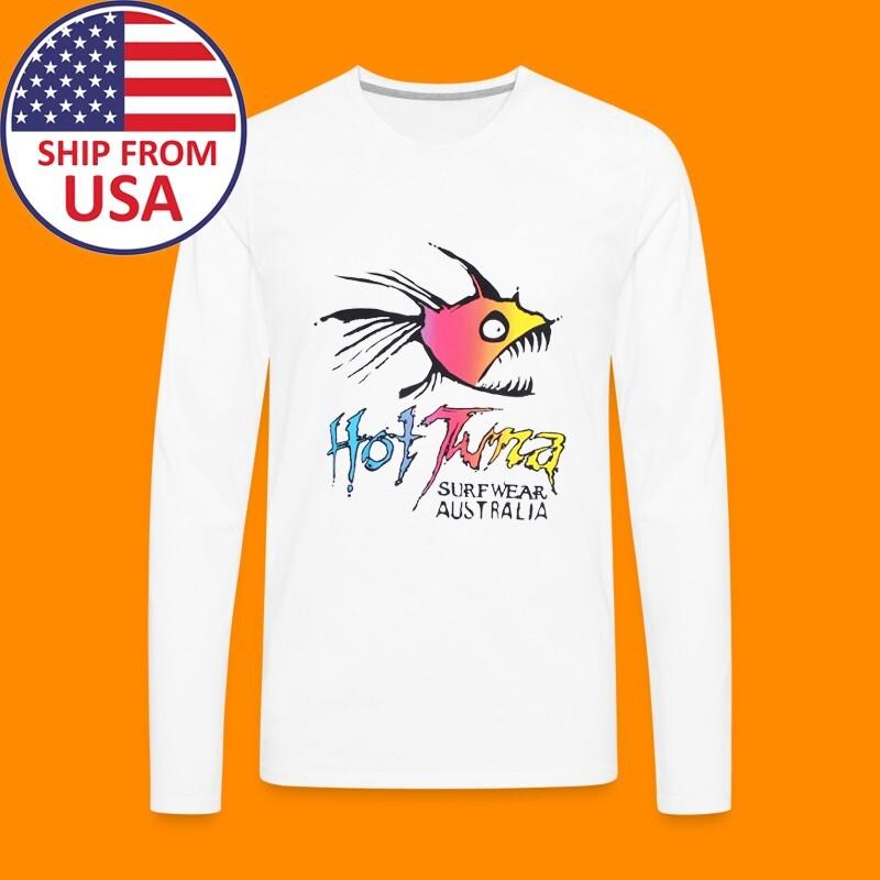 HOT TUNA Surf Wear Surfboards Men#039;s White Size S to 2XL Unisex T-Shirt XXXL