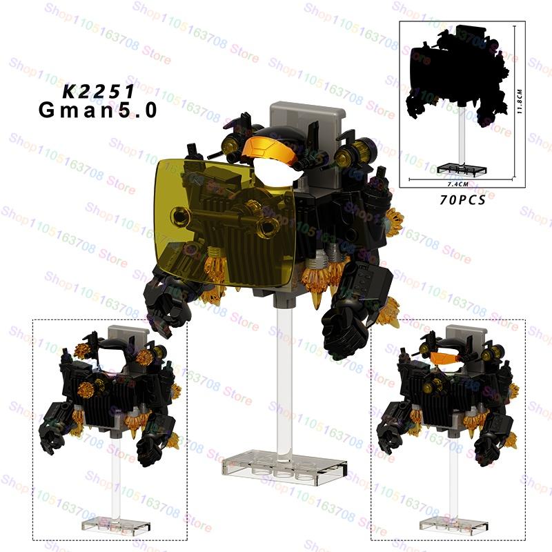 High-Quality Moc High-Quality Skibidi High-Quality Toilet High-Quality Man High-Quality Anime High-Quality Cartoon Construction Pieces Small