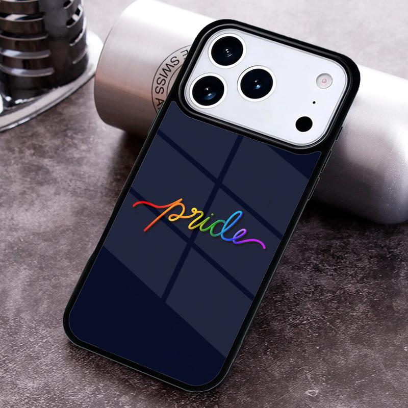 Rainbow Pride Phone Case for iPhone 17 16 15 Pro Max Air 14 13 12 11 Plus Shockproof Capa Cover