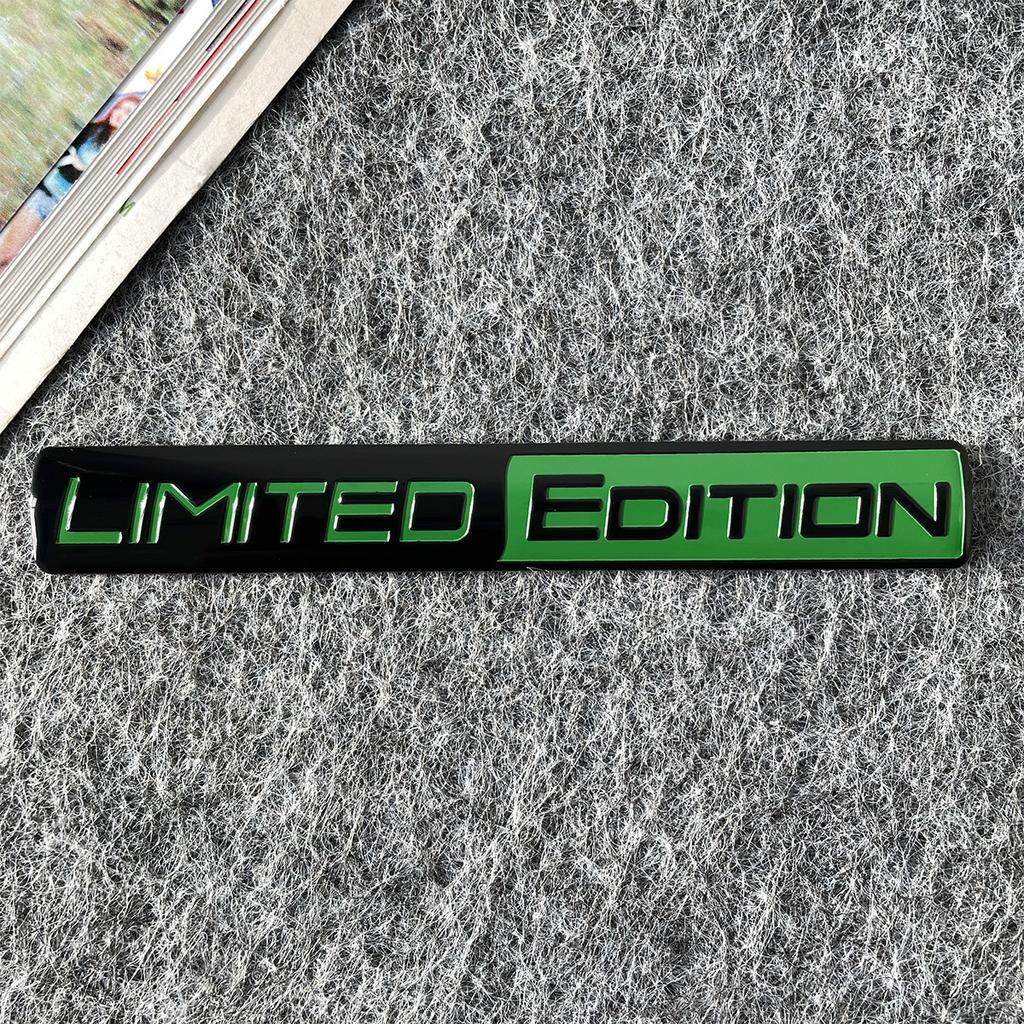 3D Aluminium Limited Edition Emblem Metallaufkleber Auto Karosserie Heckscheibe Umbau Dekoration Aufkleber Motorradaufkleber