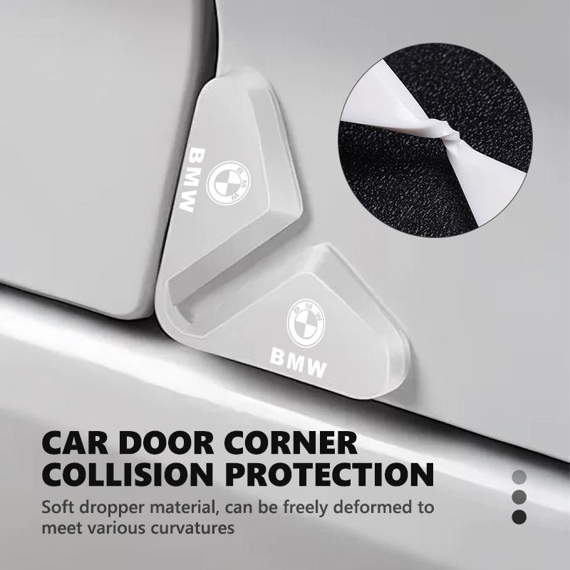 OOYR4 Car Door Corner Anti-collision Protective Silicone Guard Protector For BMW Performance X1 M3 M6 F01 F02 E34 E36 E60 F10 F20 X6