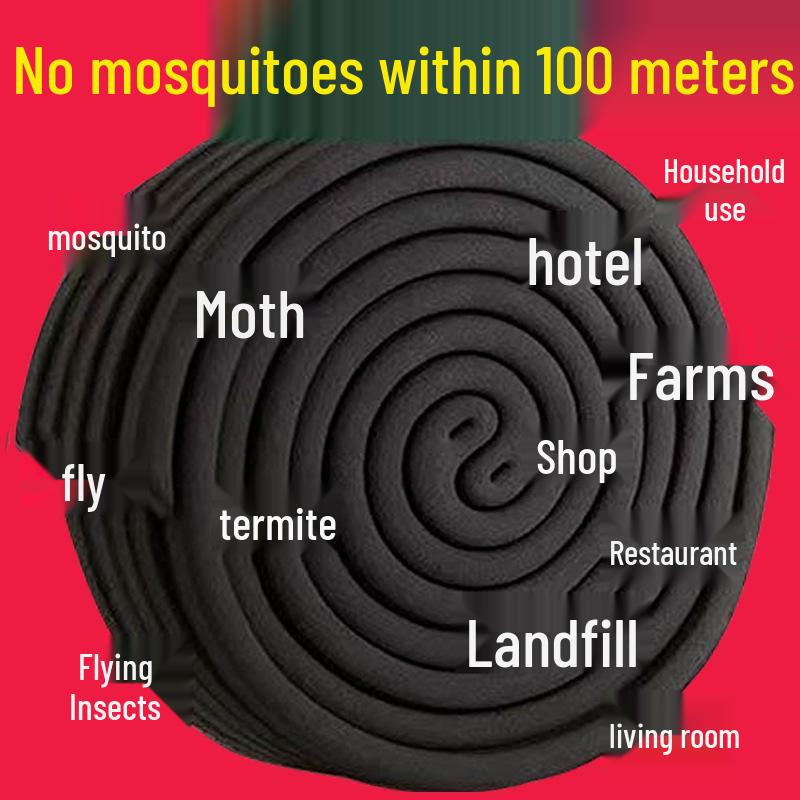 Powerful Mosquito & Fly Repellent: Sandalwood Coil for Home, Outdoor, Hotel & Bathroom Use