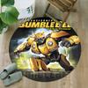 1pc Bumblebee2 Print Round Carpet Chair Round Carpet Suitable for Bedroom Living Room Home Decorative Carpet
