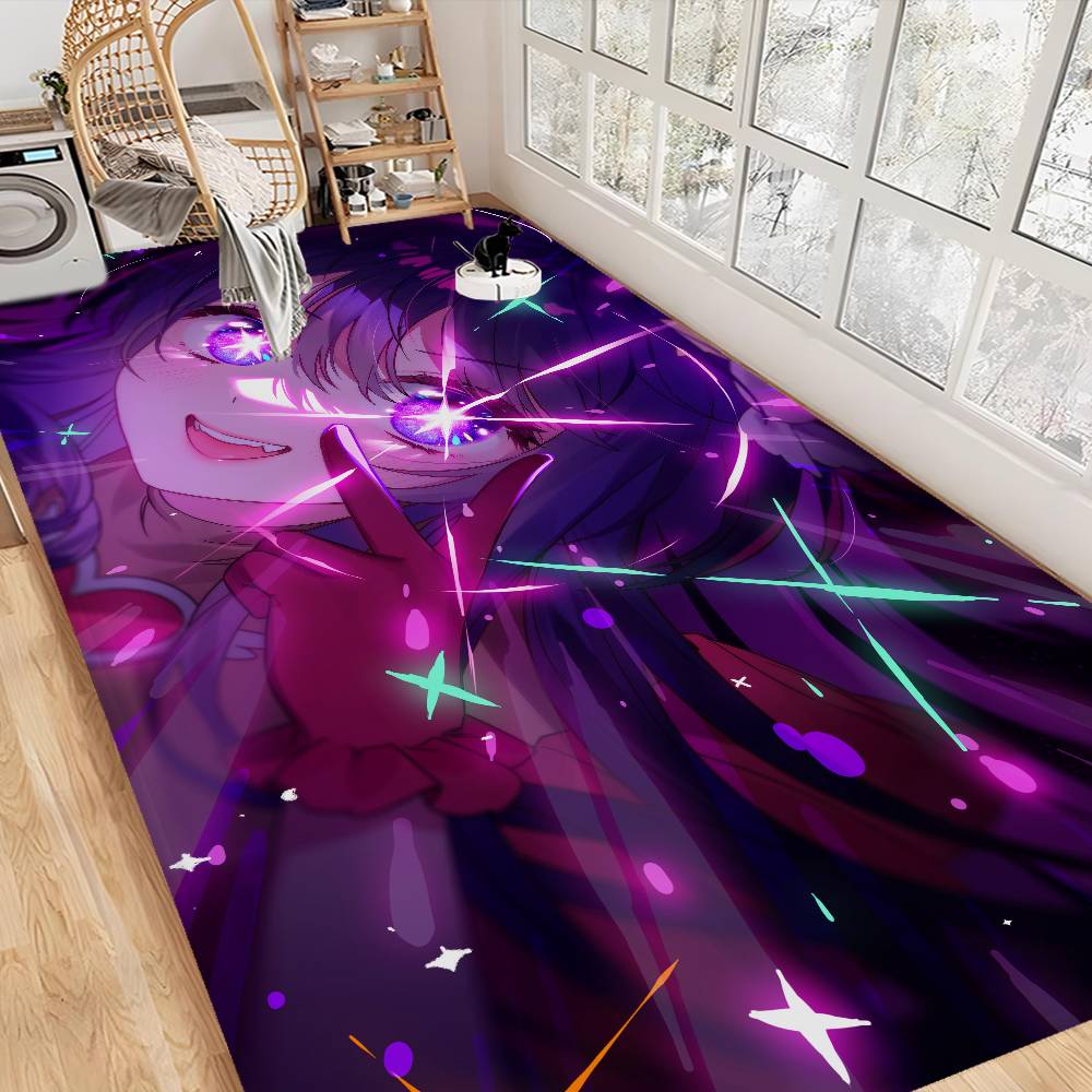 Anime Oshi No Ko Hoshino Entrance Door Mat Nordic Style Bedroom Living Room Doormat Home Balcony Anti-Slip Modern Home Decor