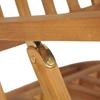 Patio Chairs Deck Chair With Footrest Solid Teak Wood