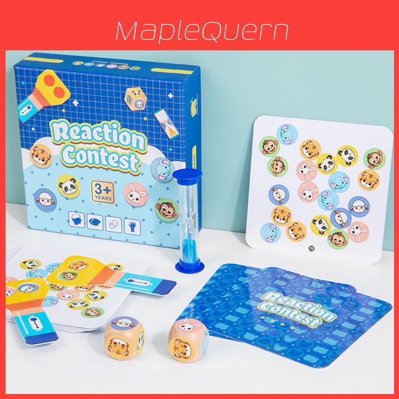 Reaktionswettbewerb Kinderspiel Interaktives Puzzlespiel Mit Kartenmaterial Für Konzentrationstraining