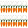 20PCS Easter Carrot Hanging Ornaments Foam Artificial Carrots Fake Vegetables Hanging Ornaments Hanging Decoration Harvest Carrots Hanging Pendant