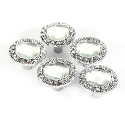 10 stücke Klar Diamant Kristall Glas Kleiderschrank Knopf Schrank Schublade Tür Pull Griff
