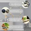 3D Wall Decal Decorative Clock,DIY Wall Clock