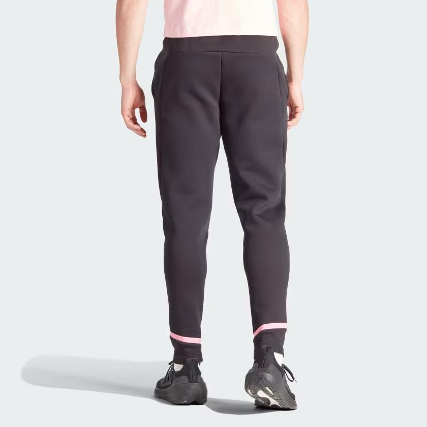 adidas Inter Miami Cf Designed For Gameday Color Block Elastic Waist Football Knit Pants Men Pants Black IW2109