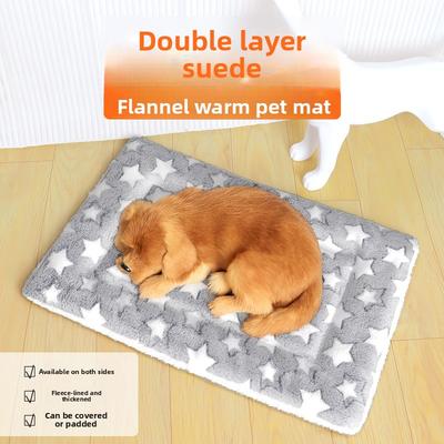 Letto Caldo per Cani Invernale, Tappetini per Animali Domestici, Tappetini per Dormire per Cani, Tappetini per Gabbia Letto per Gatti Invernali, Tappetini per Dormire a Terra, Trapunte e Coperte