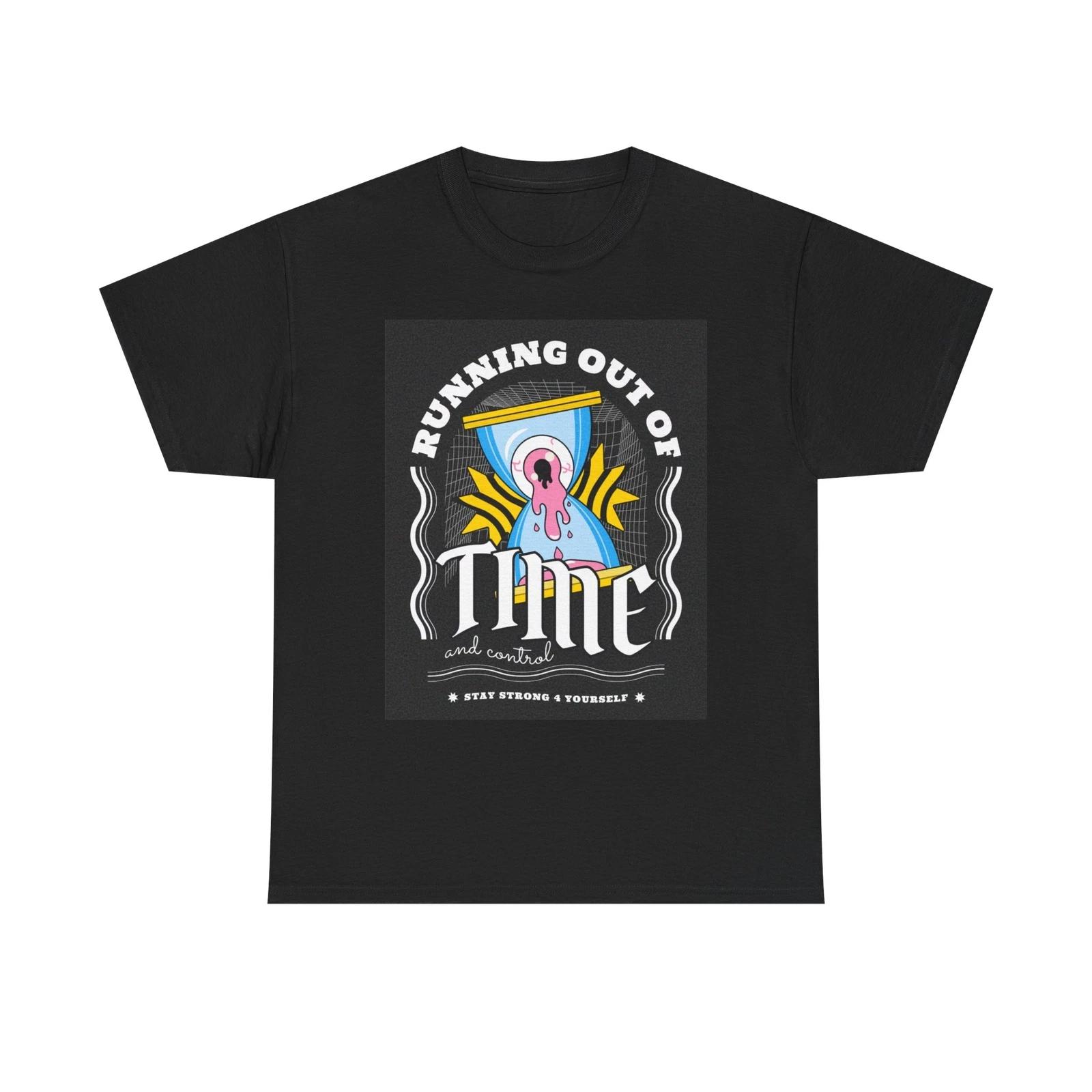 Men s and Women s T-shirts Running Out Of Time XL
