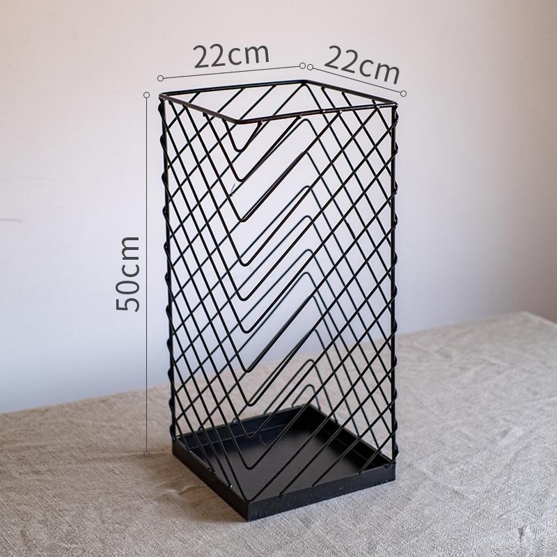 Creative Iron Art Umbrella Stand Hollow Design Rain Holder Umbrella Storage Organizer for Home Entryway Office
