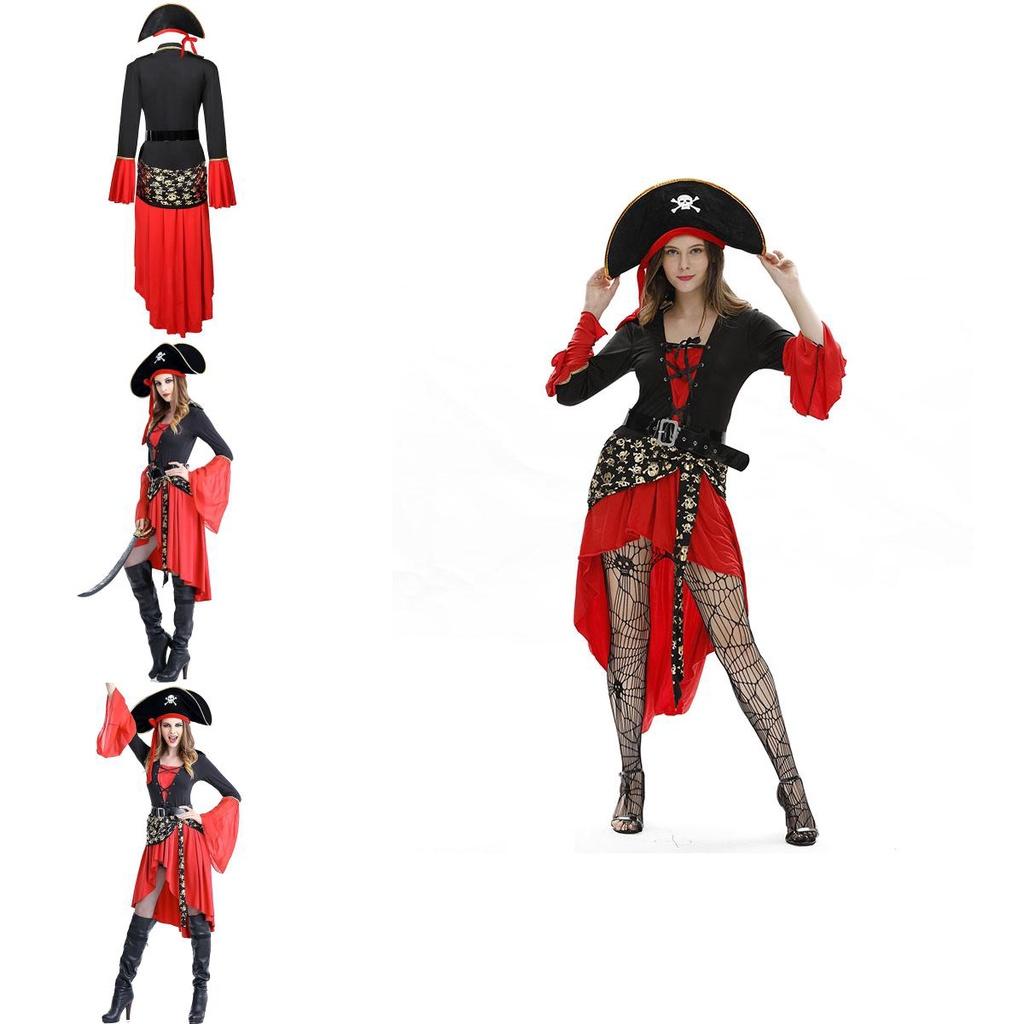 Exquisite Women Adult Pirate Costume For Halloween And Carnival Celebrations