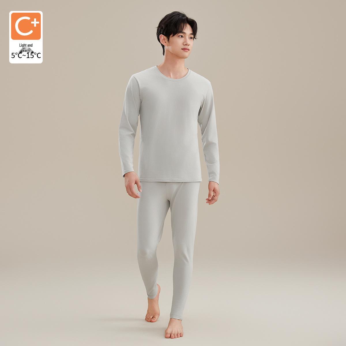 

Мужской комплект термобелья из модала с начесом - Легкий хлопок для осени Extra Extra Large