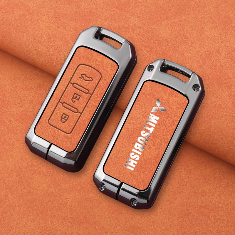 Cyakpr1 2/3 Buttons Zinc Alloy Car Key Shell Modified Flip Folding Key Case Key Bag For MITSUBISHI Lancer EX Competition Outlander ASX