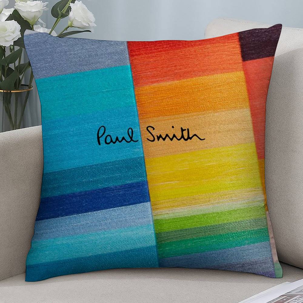 Art P-PaulS-s S-SmithS Pillow Case Short Plush Double-sided Print Square Throw Pillow Covers Sofa Home Cushion Decor