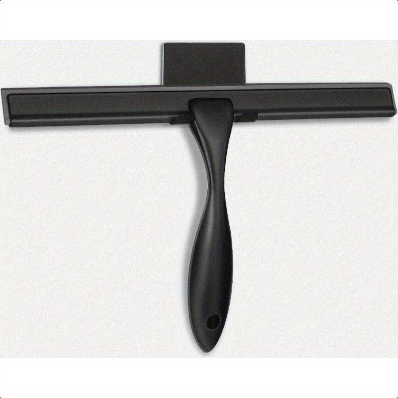 

Универсальный скребок для душа для душевых дверей, окон ванной комнаты и автомобильного стекла, черный, нержавеющая сталь, 10 дюймов чёрный