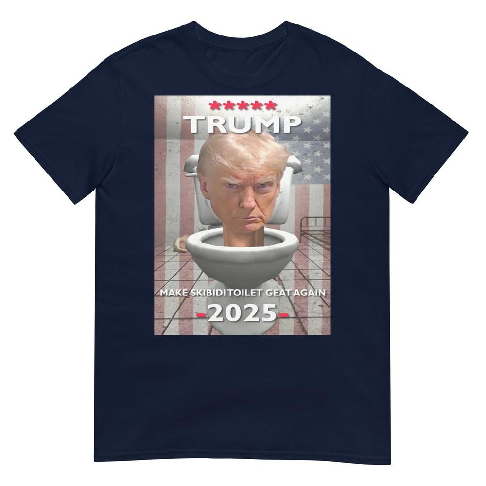 Skibidi Toilet Trump Essential Tshirt S