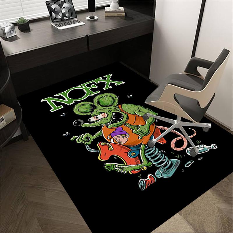 

1pc NOFX Carpet, Office Rug Outdoor Mat Home Decor Area Carpet Festival 60cm by 90cm