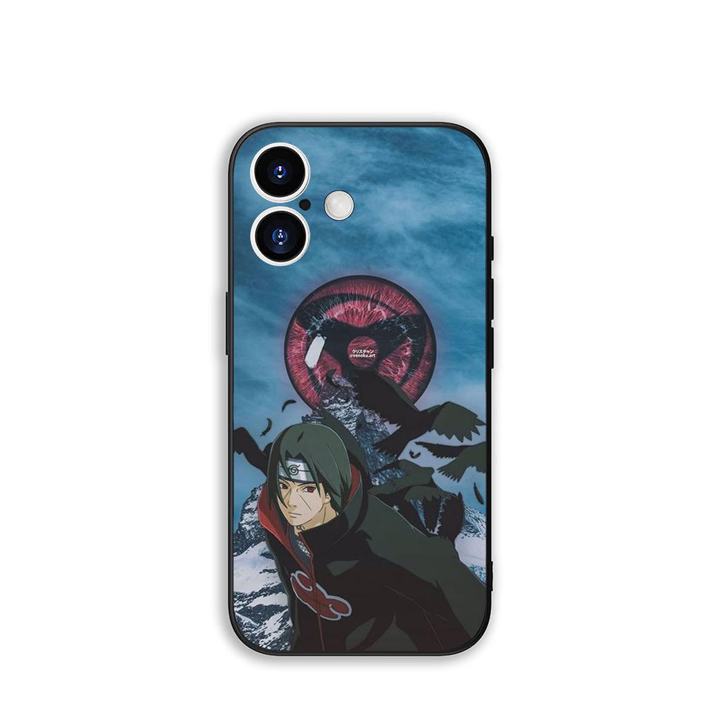 Phone Cover Itachi Uchiha Madaras Narutos Casing for Apple iPhone 16 15 14 Plus 13 12 Mini 17 Pro Max + ProMax 16E Air 15+ Case