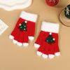 Anime Cute Christmas Gloves for Boys Girls Cartoon Fashion Touchscreen Split Finger Gloves Children Winter Outdoor Warm Mittens