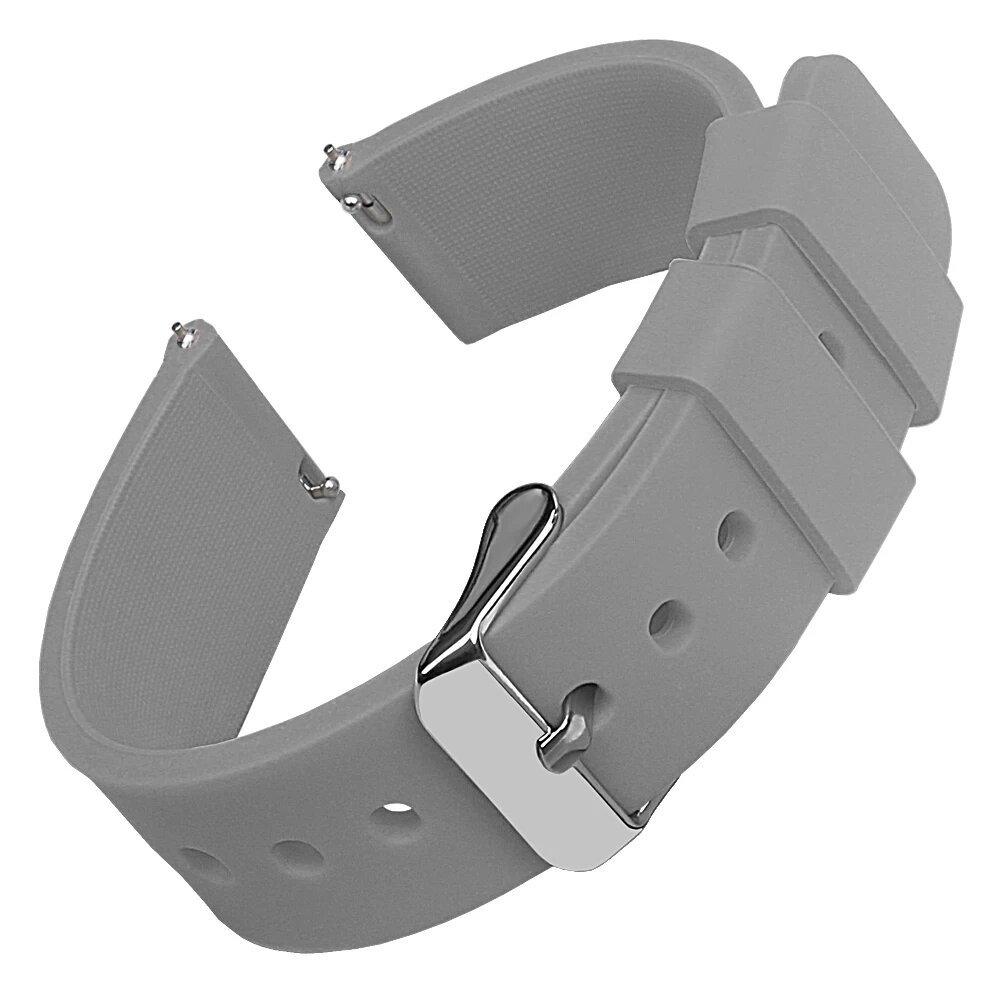 Cinturino Premium in Silicone per Orologio - Rilascio Rapido, Diverse Misure (14/16/18/19/20/21/22/24mm), Design Morbido e Colorato