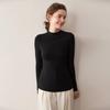 Women's Seamless 18-Gauge Wool High-Neck Sweater Base Layer, Machine Washable