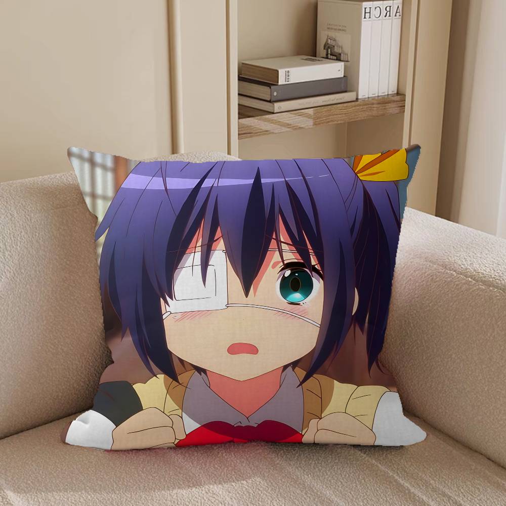 Chuunibyou R-Rikka TakanashiS Cell Pillow Case Removable Washable Cushion Cover – All-Season Soft Linen