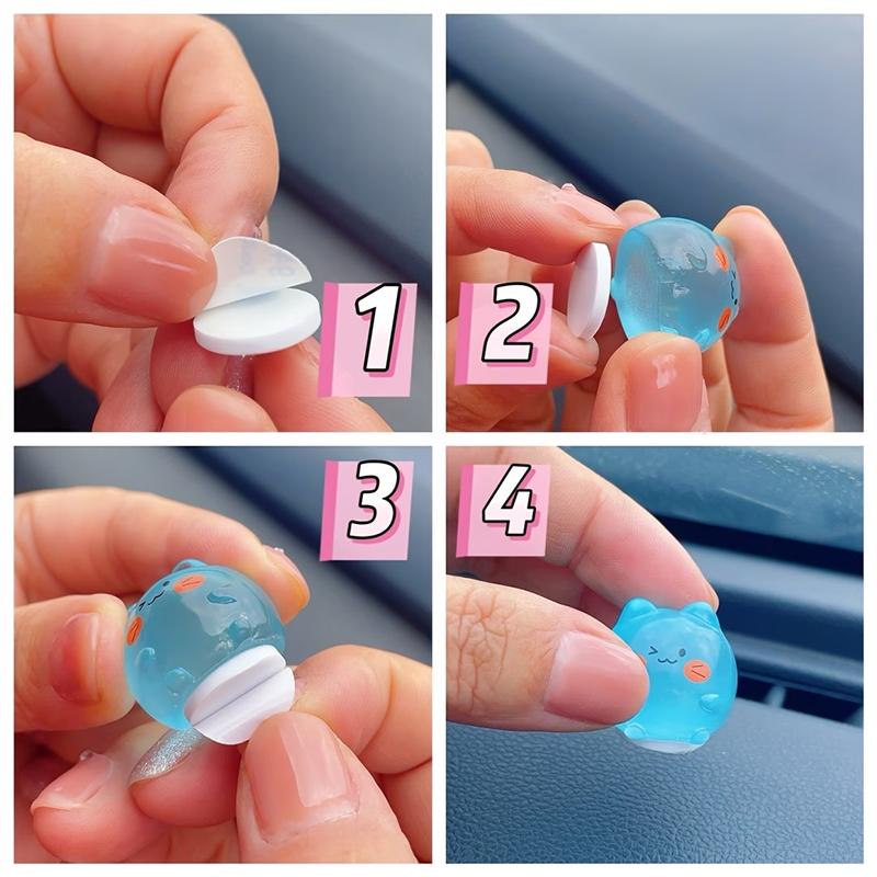 2 Pezzi Palline di Allineamento per la Guida Adesivi Luminescenti al Buio Adesivi per Linee di Assistenza al Parcheggio Adesivi di Posizionamento Ruote Facili da Rimuovere